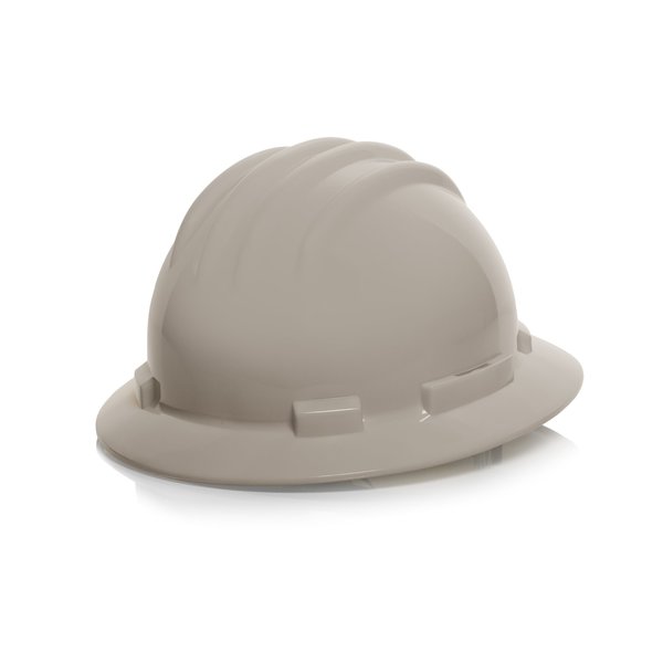 Ironwear High Density Polyethylene Full Brim Hard Hat Gray 3970-G